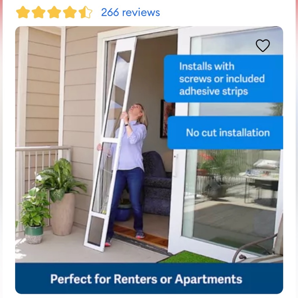 PetSafe® Sliding Glass Pet Door - Quick Installation - No Cutting Installation
